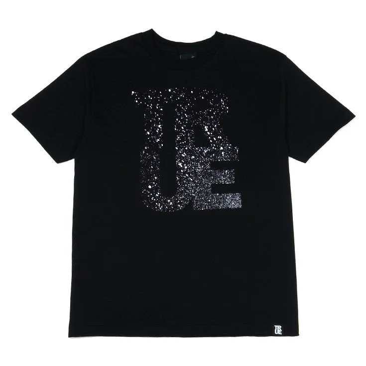 Super Savings Mens True Splatter T-Shirt Black