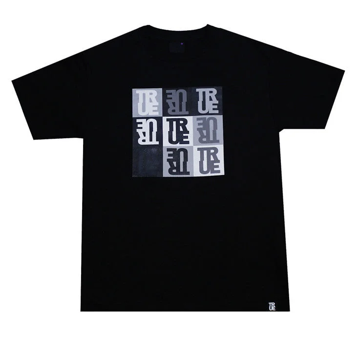 Act Fast Mens True Squares T-Shirt Black