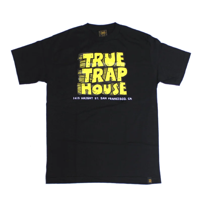 Year-End Clearance Mens True Trap House T-Shirt Black