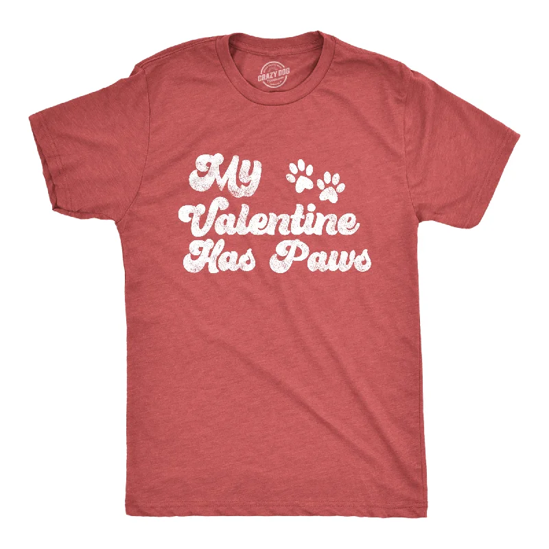 Weekend Deals That Sparkle My Favorite Valentine Has Paws Men's T Shirt