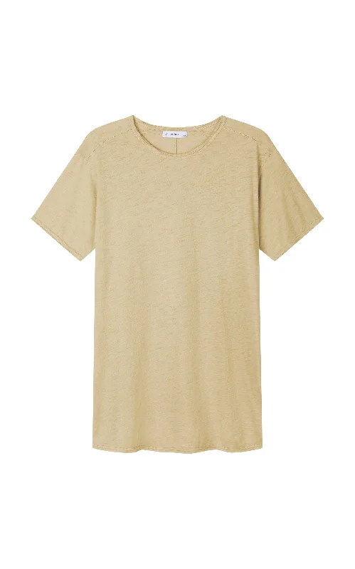 Weekend Discounts You Deserve ORTEGA SLUB TEE - WASH MUSTARD
