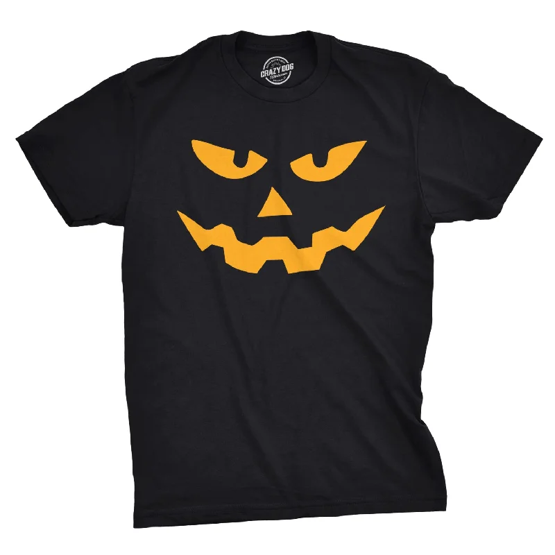 YEAR-End Clearance Triangle Nose Pumpkin Face Halloween Men's T Shirt