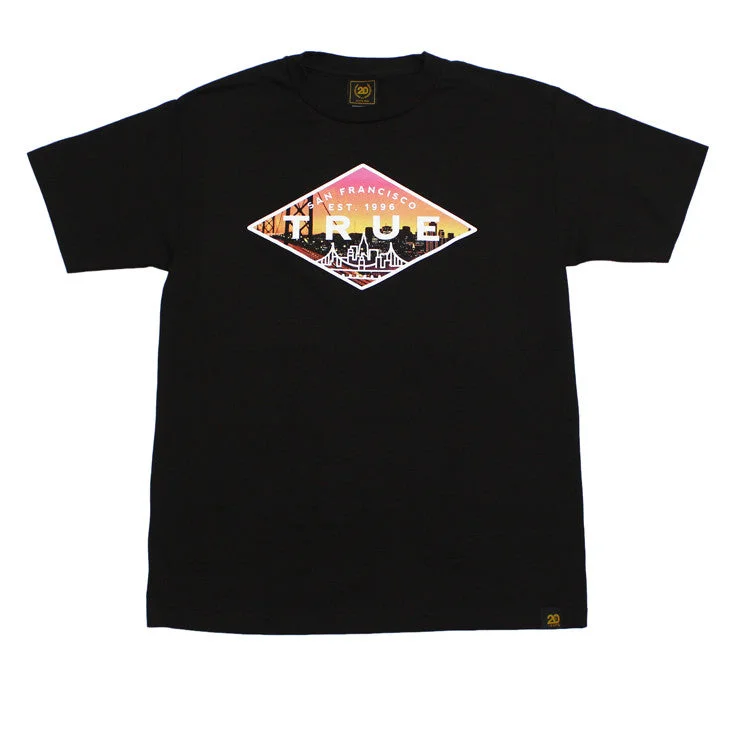 Special Savings True Mens Established 2 T-Shirt Black