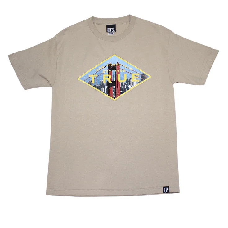 Price Buster True Mens Established T-Shirt Tan