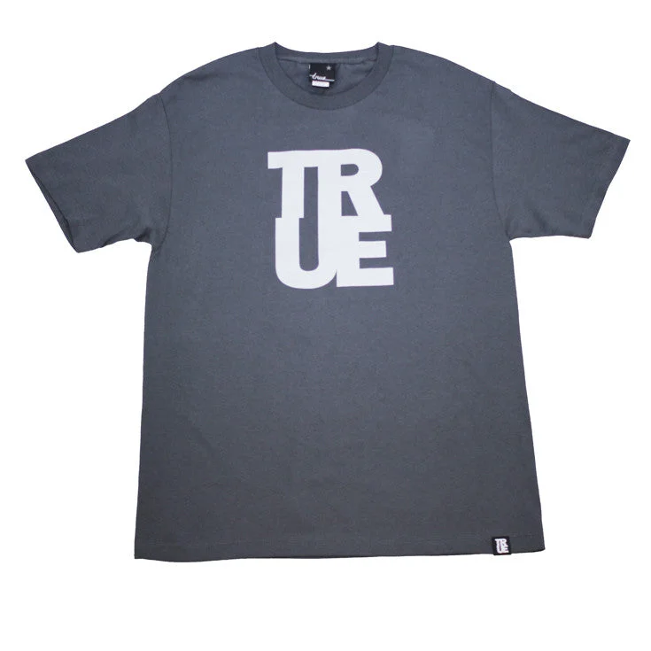Deal Mania True Mens Logo T-Shirt Charcoal / Grey