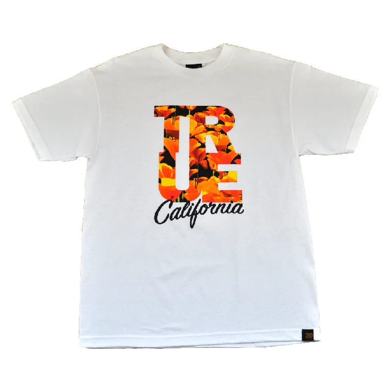 Closeout True Mens Poppy T-Shirt White